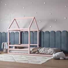 Cama Infantil Casinha limonada rosa