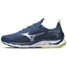 Tênis de Corrida Masculino Mizuno Wave Mirai 5, Azul, 42