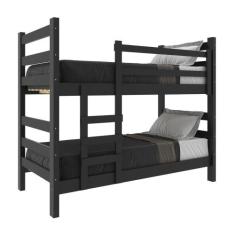 Beliche Madeira Maciça - vira 2 Camas - para Colchão 78/88 x 188cm Dub