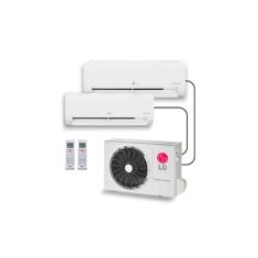 Ar Condicionado LG Dual Inverter Voice +AI Bi-Split Frio (Evaporadoras 9.000+12.000 BTU) 220V