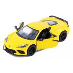 Carrinho Miniatura Chevrolet Corvette 2021 Escala 1/36 Kinsmart (Amare