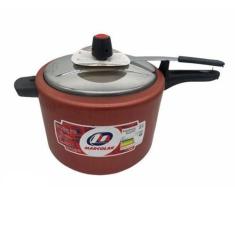 Panela De Pressão 7,0 Litros Vermelho Cereja Antiaderente 5 Camadas - 