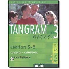 Livro - Tangram aktuell 3 kursbuch + arbeitsbuch - lektion 5-8 mit cd 