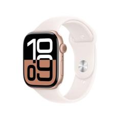 Apple Watch Series 10 GPS Caixa Cor de Ouro Rosa de Alumínio 46mm Puls