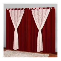 Cortina de Renda em Oferta 3,00x2,50 Tecido Grande Marrocos - EMPÓRIO 