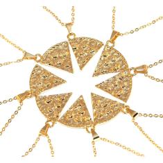 Colar Cordão Amizade Best Friends Forever Folheado 18k