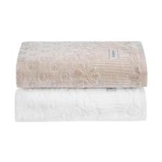 Jogo de Toalhas de Lavabo Buddemeyer Lollipop, LAVABO, BEGE