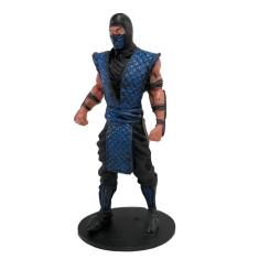 Boneco Estatueta Subzero Mortal Kombat Resina 19Cm