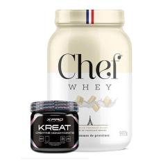 Kit Whey Protein 907g Chef Whey + Kreat Monohidratada 300g - XPro Nutrition-Unissex