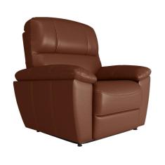 Poltrona do Papai Reclinável Elétrica Armênia Power Touch Couro Conhaque - Gran Belo