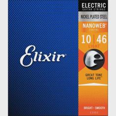 Encordoamento Para Guitarra Elixir 010 Light 12052 (3216)