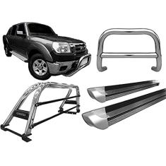 Kit quebra mato+Estribo Pers +Santo Ant Ranger 97 a 12 CROMO
