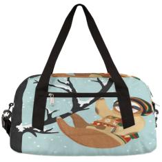 Bolsa de viagem para crianças durante a noite para adolescentes, meninos, meninas, bolsa de dança, pequena bolsa esportiva de ginástica, bolsa de viagem, Multicolorido 5