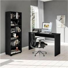 Conjunto Home Office 2 Peças 1 Estante e 1 Escrivaninha Gávea