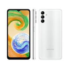 Smartphone Samsung Galaxy A04s 64Gb Branco 4G - Octa-Core 4Gb Ram 6,5