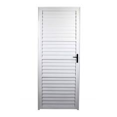 Porta palheta 2,10x60 lado ESQUERDO no alumínio branco