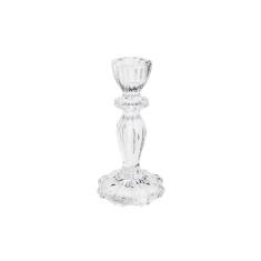 Castiçal Wolff Argos De Vidro 8cm X 16cm