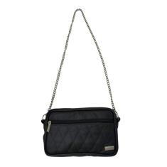 Bolsa Feminina Transversal Couro Preto - Coutre Bolsas