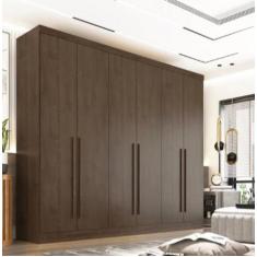 Guarda Roupa Casal 6 Portas 6 Gavetas 100% MDF Gramado - Móveis Valver