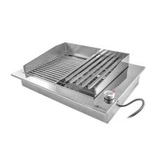 Churrasqueira Elétrica Jx Metais Embutir 60x47 2grelhas 220v Inox - JX