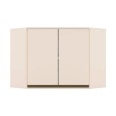 Módulo Cozinha Henn Connect Armário Canto Oblíquo 2 Portas 80cm Off White