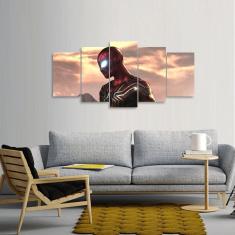 Quadro Mosaico 5 Peças Spider Man decorativo Homem Aranha
