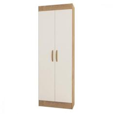 Armário Multiuso Uruguay 2 Portas Canelato Off White Atualle Canelato 