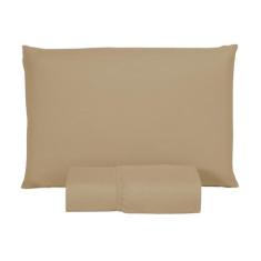 Kit Jogo Lençol Cama Box Solteiro 400 Fios Aveludado 02 Peças 30CM Alt