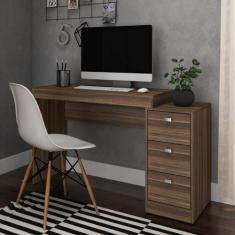 Escrivaninha Mesa Escritório 3 Gavetas 122cm ME402 - DJD Móveis