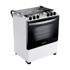 Fogão 5 Bocas Brastemp BFS5NDB Forno 96L Queimadores Rápidos Bivolt Branco