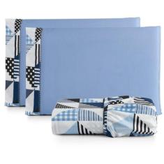 Jogo De Cama King 3 peças Algodão 400 Fios Macio Confortavel - GABY EN