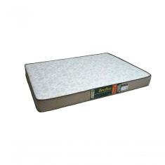 Colchão Espuma Titan Gold D80 Queen 158x198x18cm Branco Bege Becflex