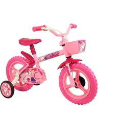 Bicicleta Arco Iris Aro 12 Infantil com Cestinha Track