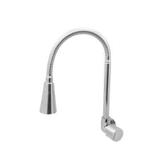 Torneira Cozinha Conic 2 Jatos C40 Parede 1/4 De Volta