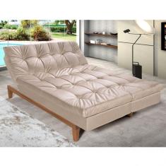 Sofá Cama 3 Lugares 5 Posições Versátil Madero