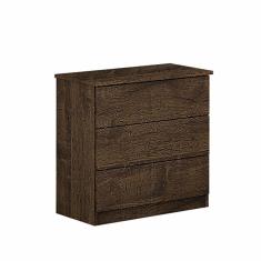 Mesa De Cabeceira 3 Gavetas Móveis Valverde Canion
