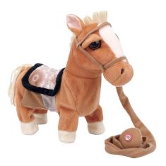 Pelúcia Interativa Cavalo 25 Cm Com Som - Caa Toys