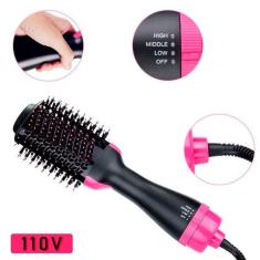 Escova Secadora Modeladora Elétrica Oval 127V 110V Potente