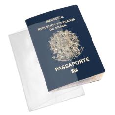 Capa para Passaporte transparente 4 unidades - Deo Plasticos