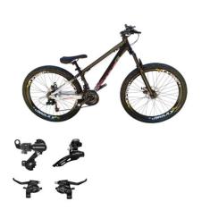 Bicicleta Aro 26 Vikingx Tuff 44 Aluminio 21v Suspensão Dianteira Camb
