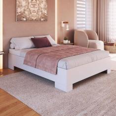 Cama Casal Xangai Branco - Art In Móveis
