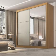 Guarda Roupa Casal 2 Portas 6 Gavetas 100% mdf Coliseu