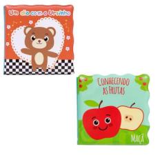 Brinquedo para hora do banho infantil bebe menino menina kit 2 livrinh