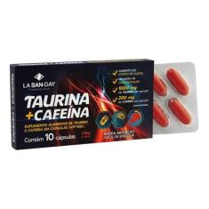 Taurina + Cafeína - 10 Cápsulas - La San Day