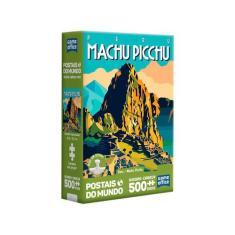 Quebra-cabeça Nano 500 Peças Postais Mundo Peru-Machu Picchu - Toyster