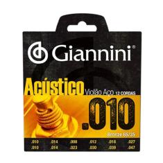 Encordoamento Giannini Geswa Para Violão de 12 Cordas ?aço