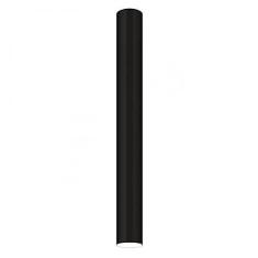 Plafon Viena Tubo 90cm Conti Iluminação Preto Micro