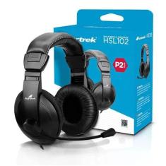 Headset Multimídia HSL-102 Preto Fortrek