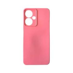 Capa Case Capinha Aveludada Compatível Para Xiaomi Poco M6 - DB, Rosa-