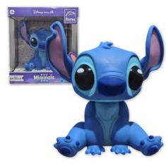 Boneco Vinil Minimals Stitch Disney Baby Coleçao 15cm Roma, Stitch azu